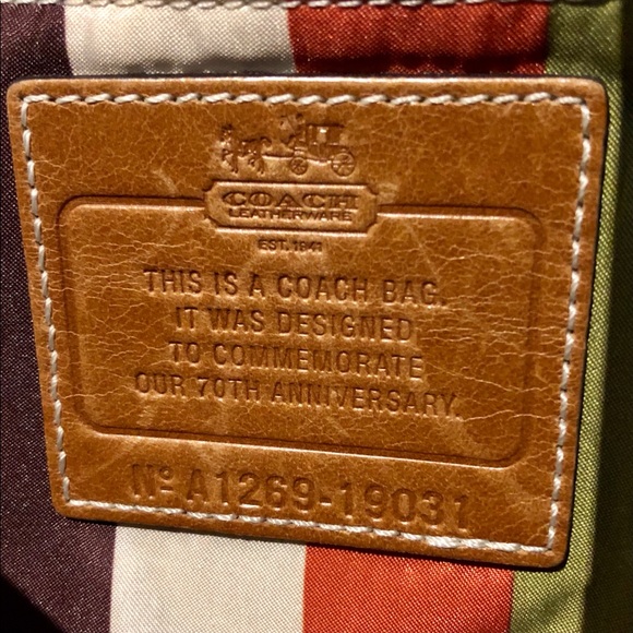 Authentic Coach New Willis 70th Anniv Limited Ed - Picture 6 of 8